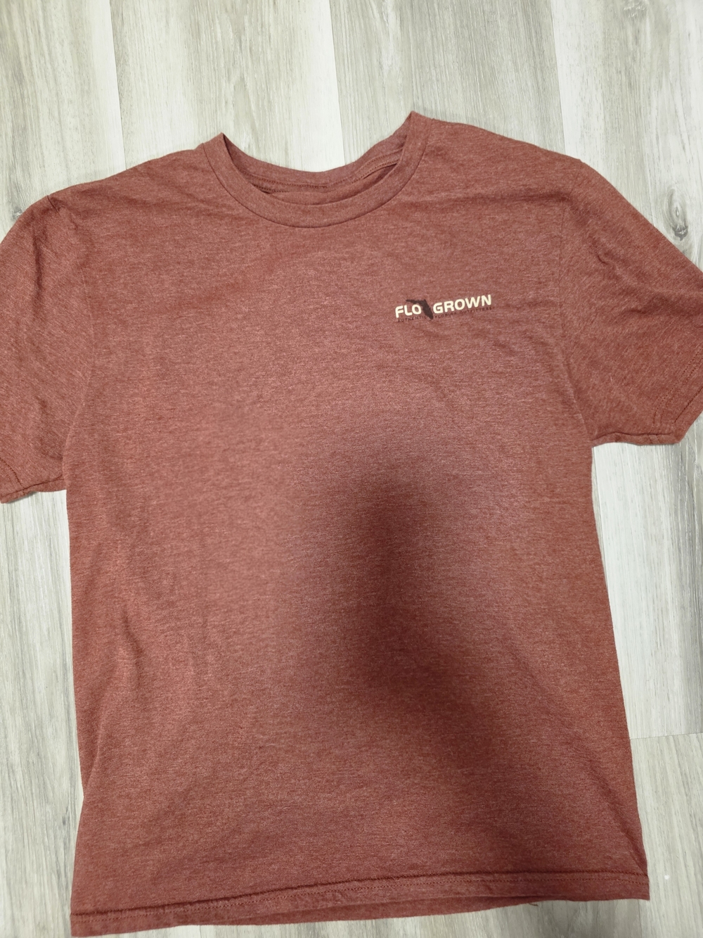 Men's Heather Maroon Crewneck T‑Shirt